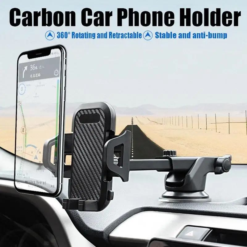 

Long Arm Sucker Gravity Car Mobile Phone Holder Stand Universal Dashboard Clip Support For iPhone Xiaomi Accessories