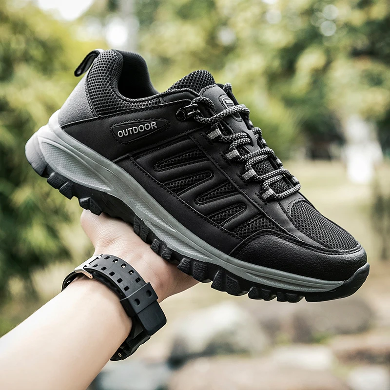 

2022 New Arrival Summer Tenis Sneakers Breathable Mesh Mens Hiking Shoes Non-slip Outdoor Sports Men Climbing Trekking Sneakers