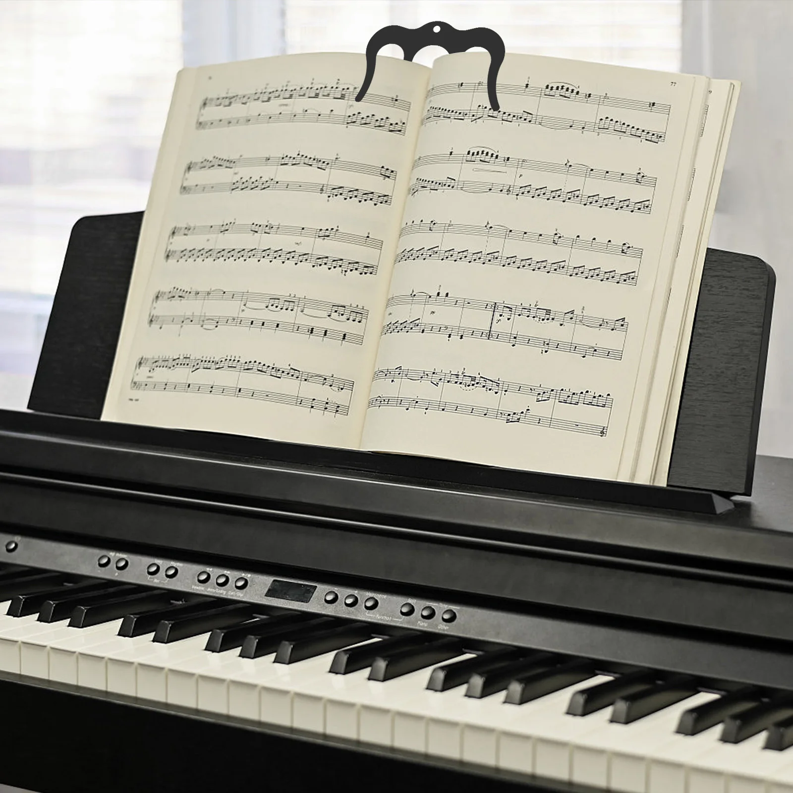 Держатель страницы Фортепиано Клавиатура Пюпитр Аксессуары Музыкальная нота