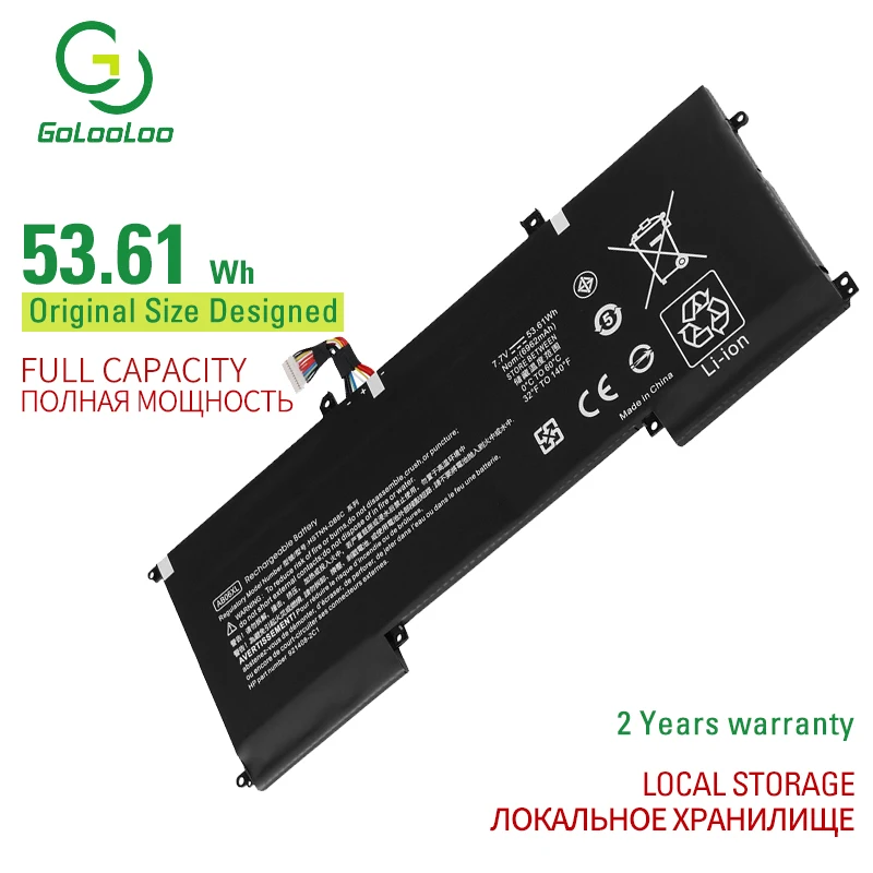 

Golooloo AB06XL Battery for HP ENVY 13-AD019TU 13-AD020TU 13-AD106TU 13-AD108TU TPN-I128 921408-2C1 921438-855 HSTNN-DB8C