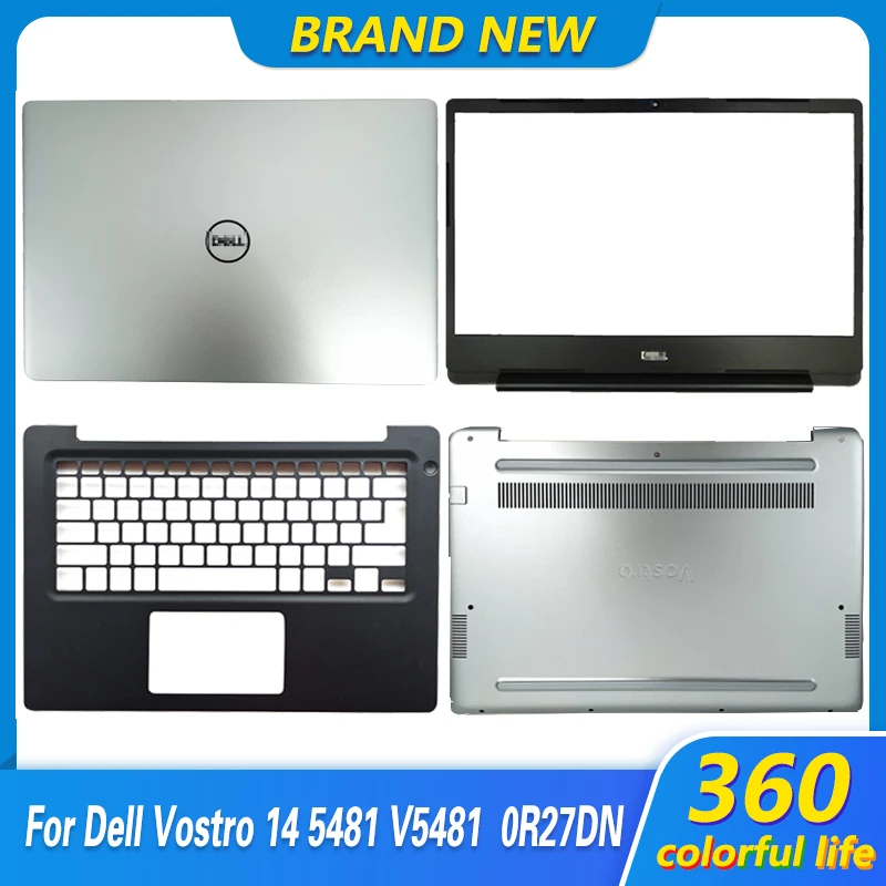 

New Original For Dell Vostro 14 5481 V5481 Laptop LCD Back Cover Front Bezel Palmrest Bottom Case 0R27DN 04Y3M8 0PTXV1 0J9MC3