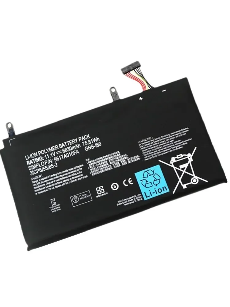 Новый аккумулятор для ноутбука GIGABYTE P57W 961TA010FA 31CP6/55/85-2 GNS-I60 P35K P37X P57X P35G P35N P35W P35X P37W