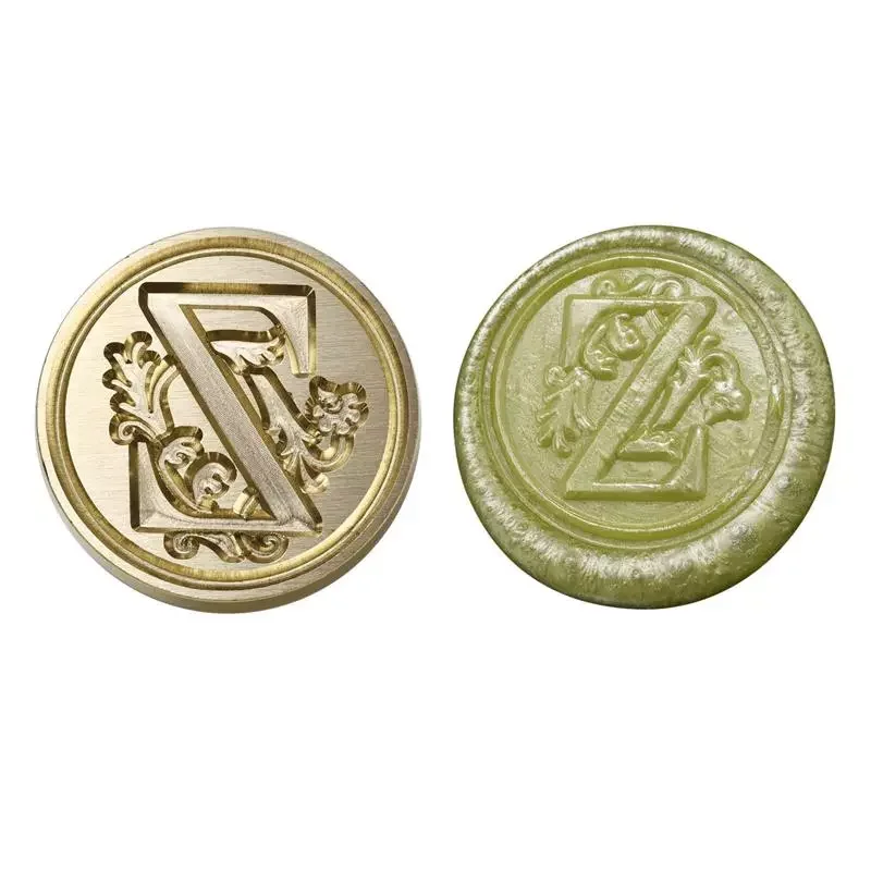 

Retro 26 Letter Wax Seal Stamp Wood Wax Sealing Stamp Replace Copper Scrapbooking Stamps Copper Head Sealing Tools Post Decor