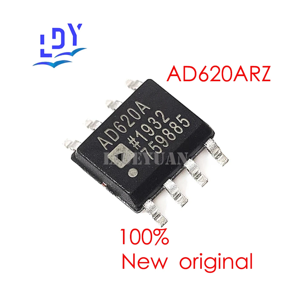 

10PCS AD620ARZ AD620BRZ Instrumentation amplifier chip amplifier chip encapsulation SOP8 AD620ARZ Industrial and civil level