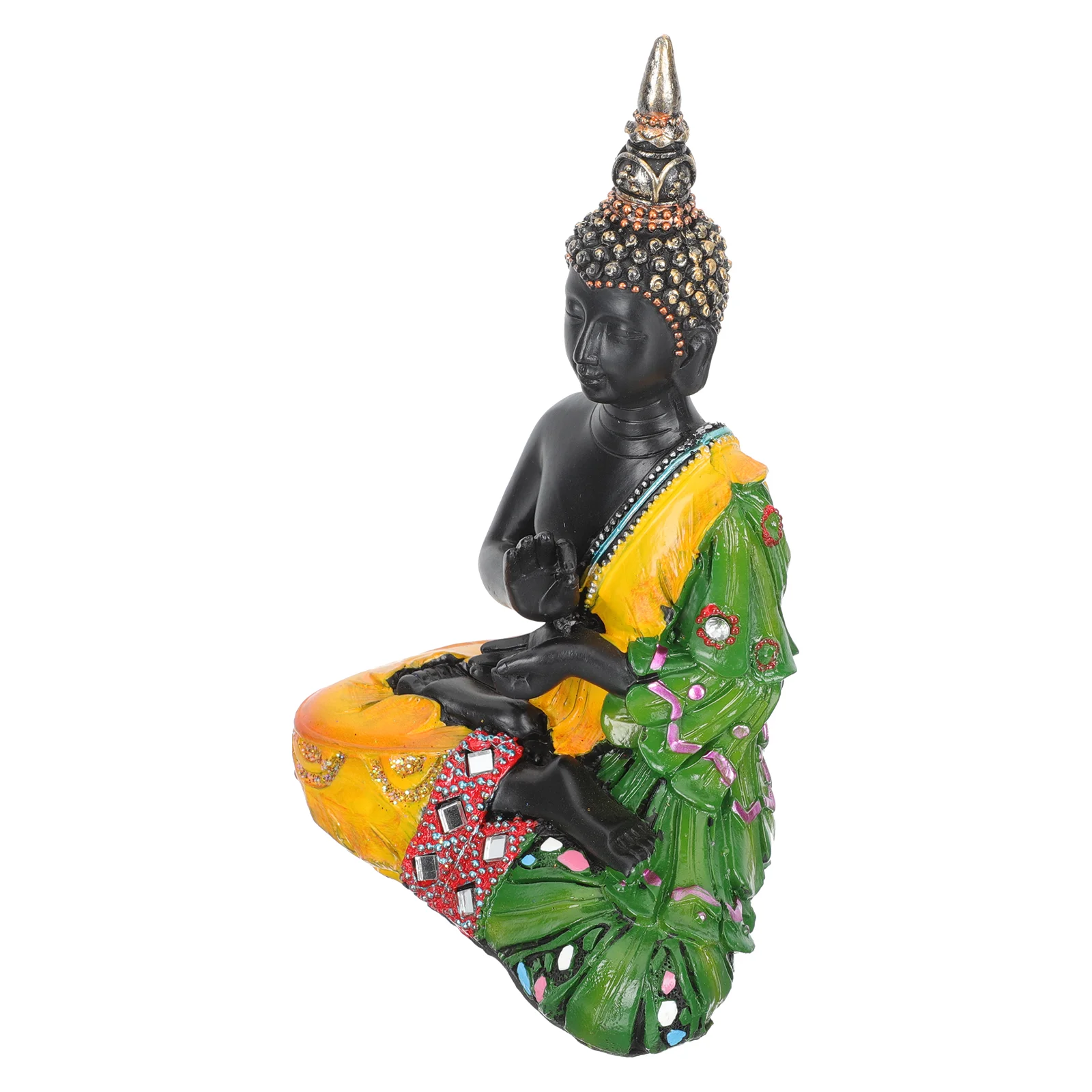 

Statue Figurines Thai Figurine Decoration Fengshui Seated Religiousfeng Lucky Shui Fortune Sculpture Smallsitting
