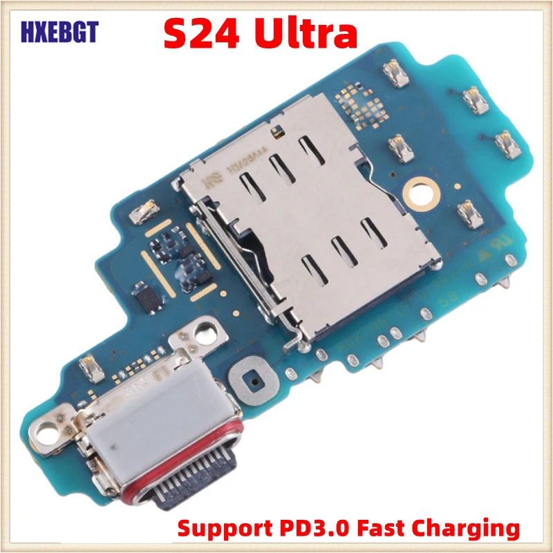 С IC для Samsung Galaxy S24 Ultra S928U S928B S928N S928E USB-порт зарядки док-порт соединитель гибкий