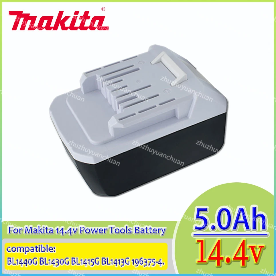 

Makita Mak 14.4V 5.0AH BL1415G BL1413G BL1460G DC18WA UH480D UH520D UM165D UR140D DMR106 Rechargeable Li-Ion Battery For Makita