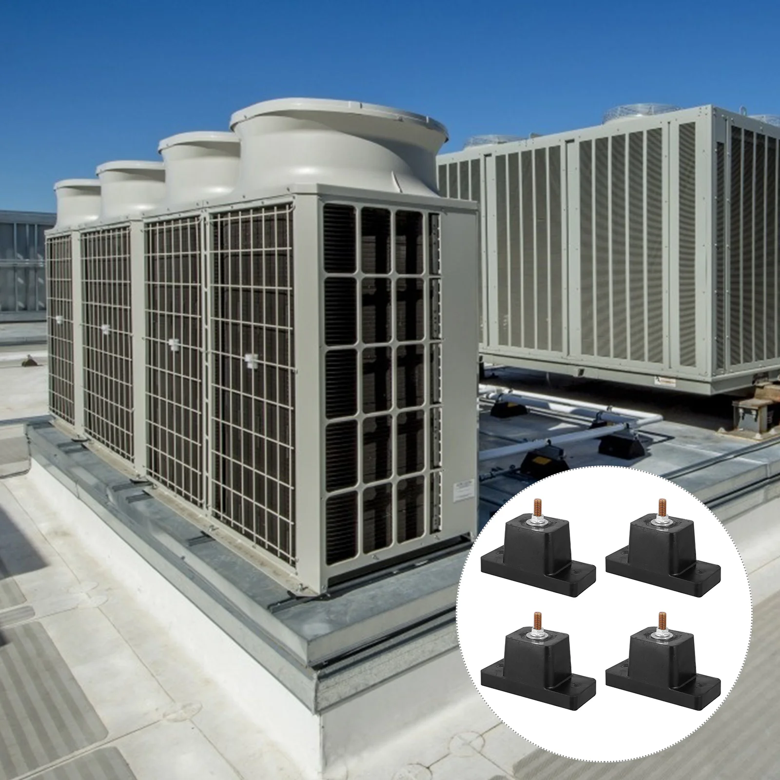 

Air Conditioning Shock Absorbing Base Shockproof Holder Conditioner Stand Shock-absorbing Air-conditioning