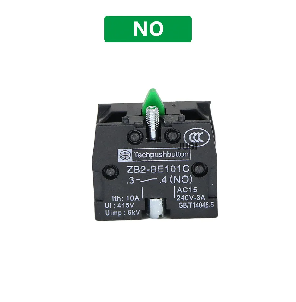 

1PCS XB2 Push Button Switch Contact Block ZB2BE102C(NC) 10A Contact Block ZB2-BE101C (NO) Pushbutton
