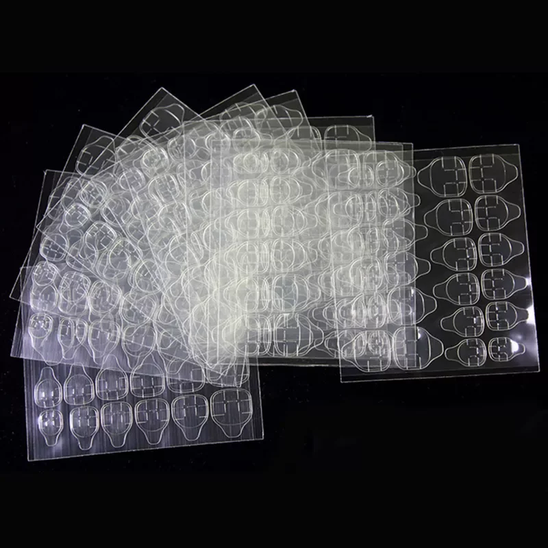

Top 240pcs Clear Double Side Adhesive Glue Sticker Sticky Tape Transparent Nail Glue For Fake False Nails Art Tool