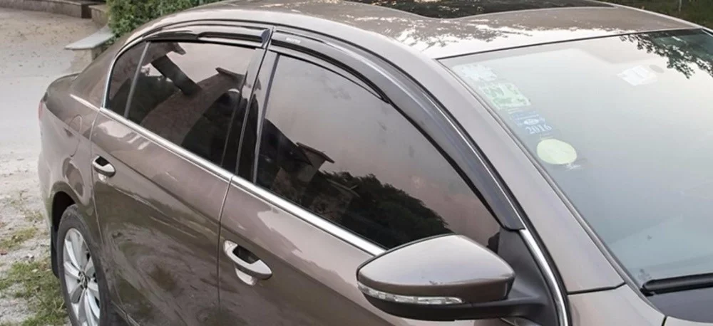 

Дождевик для окна автомобиля Osmrk для volkswagen passat b7 2012-16, хромированный