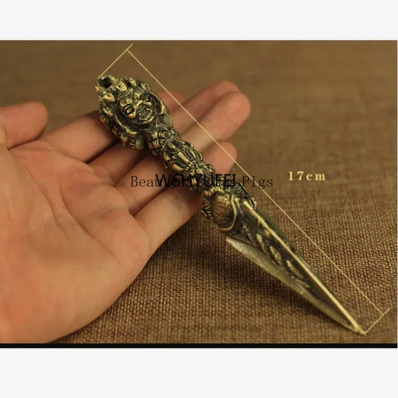 1 шт. тибетский Будда тантричная ваджра пестик тантра Ваджраккала пурпа медный