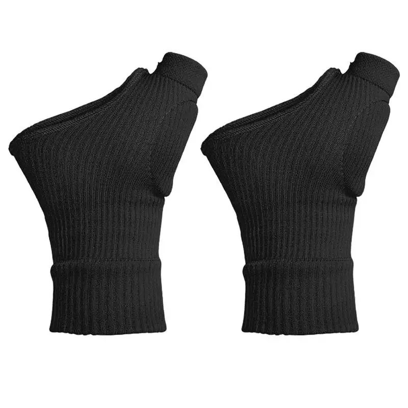 

Glove Wrist Support Wrist Support Brace Fingerless Gloves Compression Thumb Wrist Sleeve For Hand Relief