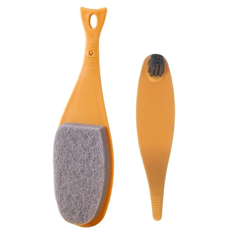 

Bathroom Corner Cleaning Brush Carp Shape Scrubber Wall Sponge Brush Crevice Cleaning Supplies For Sink Wall Countertop Bathtub