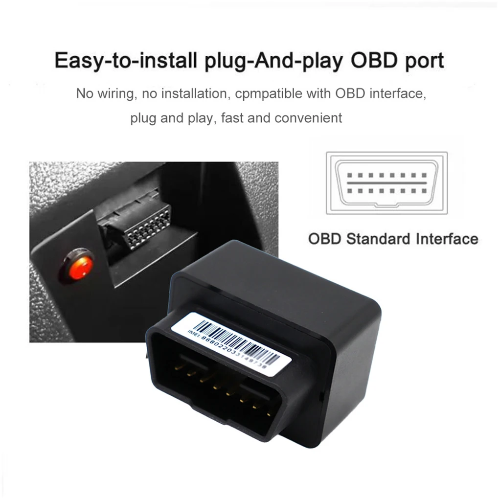 CY08-4G Plug Play OBDII GPS трекер Автомобильный устройство слежения за транспортными