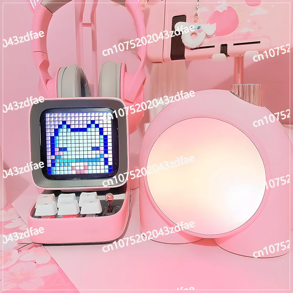 Divoom Ditoo-Bluetooth-динамик и Planet-9 Mood-Lamp набор украшений для игрового стола с кавайным