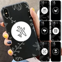 heart cute airplane camera phone case for iphone 12 13 mini 11 pro xs xr max 8 7 plus x se2020 xr fashion back cover shell