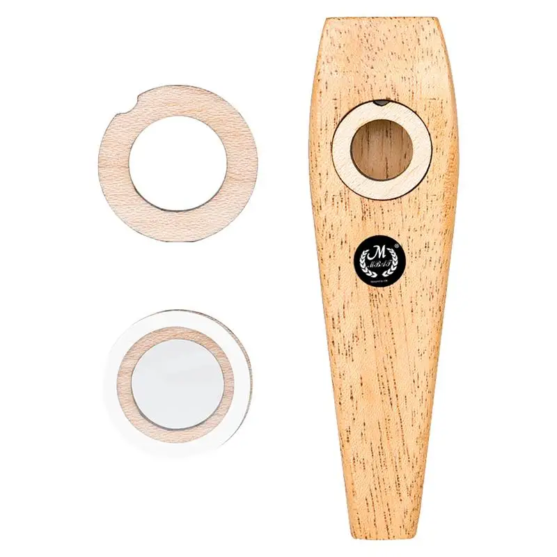 

Corrosion-resistant Wooden Kazoo Instruments Wood Harmonica Classic Wooden Kazoo Simple Guitar Accompaniment For Music Lovers