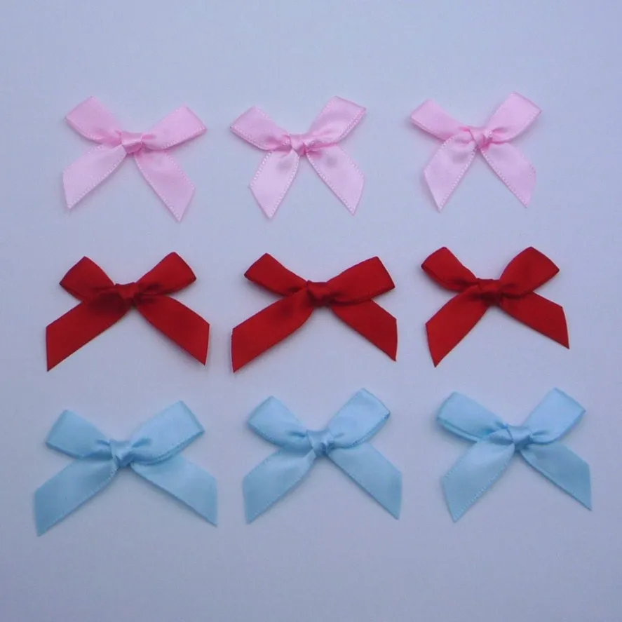 

Банты из розовой ленты, 200 шт., из полиэстера