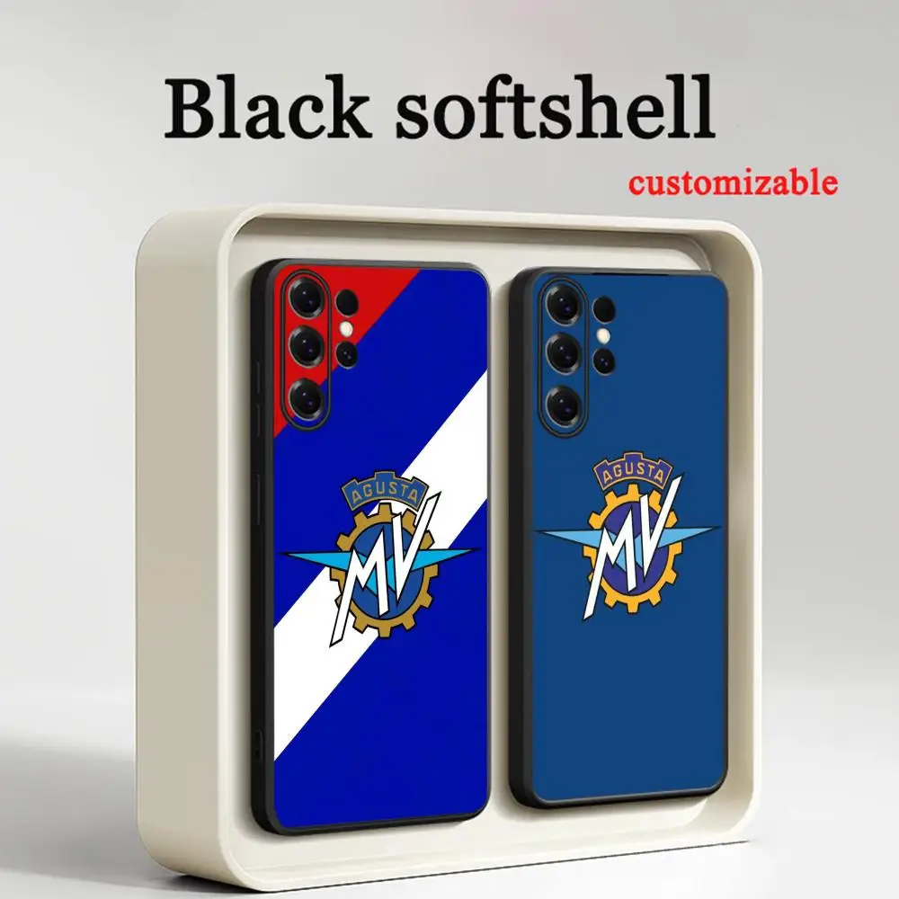 Фото Модный чехол для телефона с рисунком Moto art Agu-staEs для Samsung Galaxy S26 S25 S24 S23 S22 S21 Plus Ultra Note20, мягкий черный №1