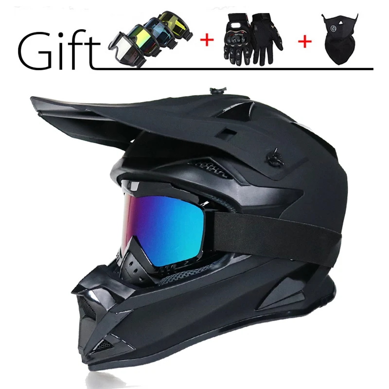 

Off-road Motorcycle Helmet DOT Motocross Professional Motorbike Racing Dirt Bike Full Face Moto Helm Cascofree Free 3pcs Gift