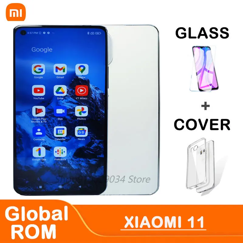 

Xiaomi 11 5G NFC 55W Smartphone redmi Snapdragon 888 4250mAh Full Screen