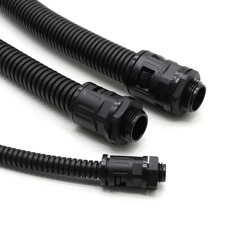 Концевые фитинги для полипропиленовой гофрированной трубы AD13 AD15.8 AD18.5 AD21.2 AD25 AD28.5