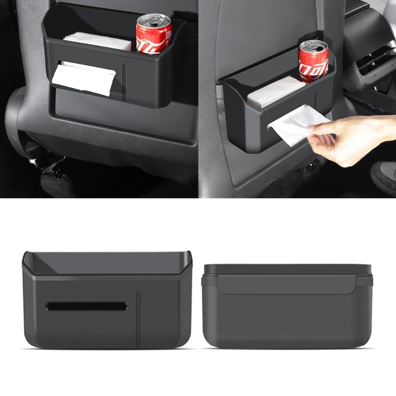 

Автомобильный мусорный бак Коробка для хранения спинки автомобильного сиденья Мешок для мусора для модели 3 Model Y GTWS