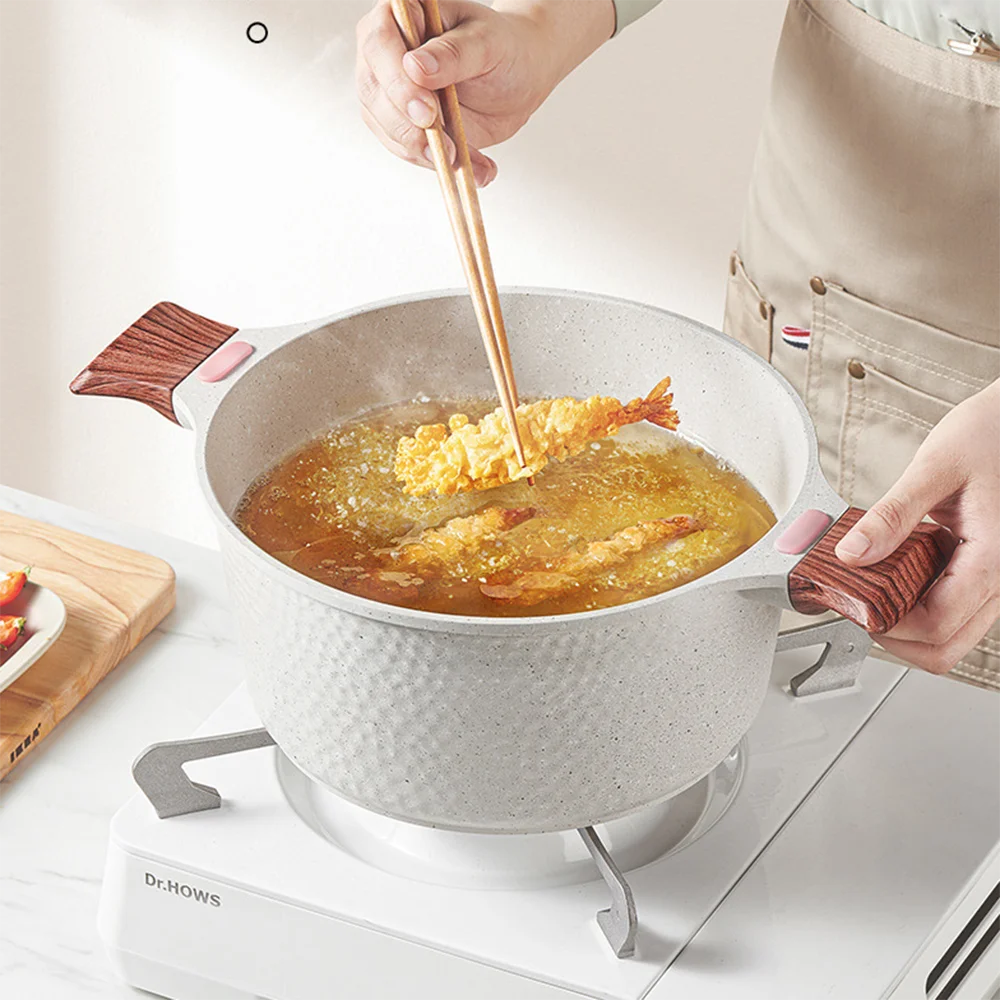

Factory Direct Supplier Kitchen Small Cookware Deep Pot with Lid Space Cover Bear Metal Steel Ceramic Glass