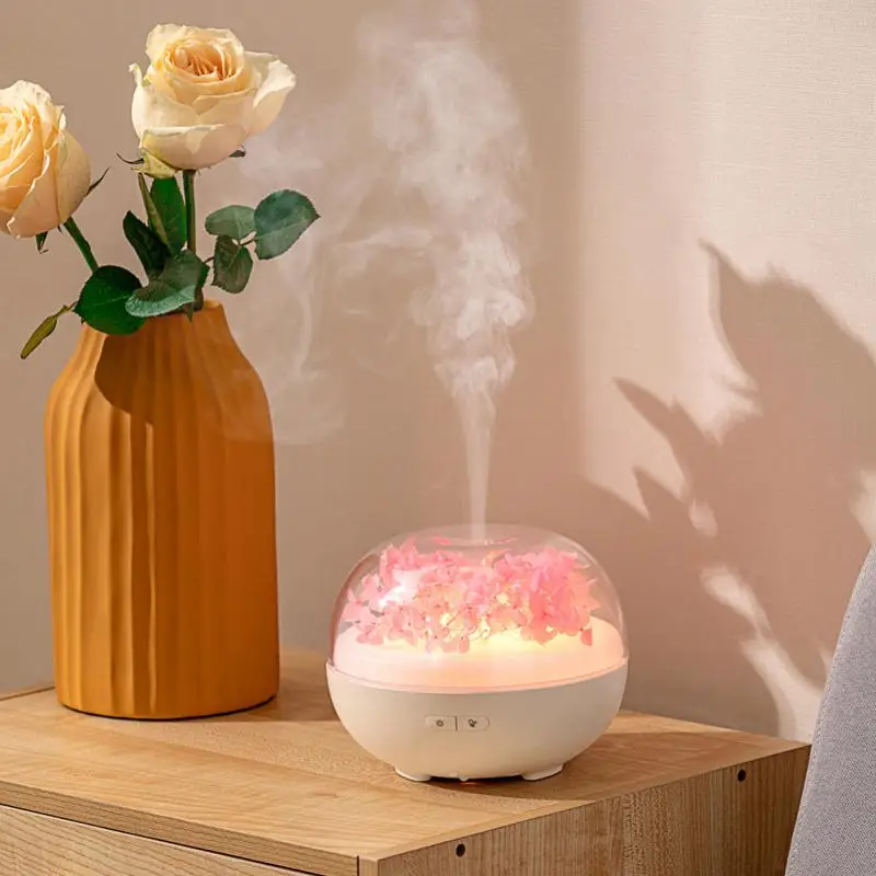 

Air Humidifier LED Light Oil Diffuser Ultrasonic Eternal Flower Fragrance Fumigation Machine Home Tool Диффузор Ароматический