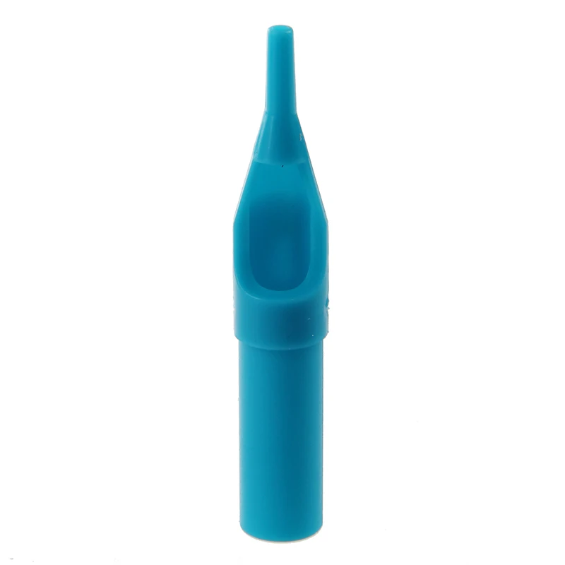 

50 x 7RT Blue Disposable Tattoo Machine Nozzle Tube Tips