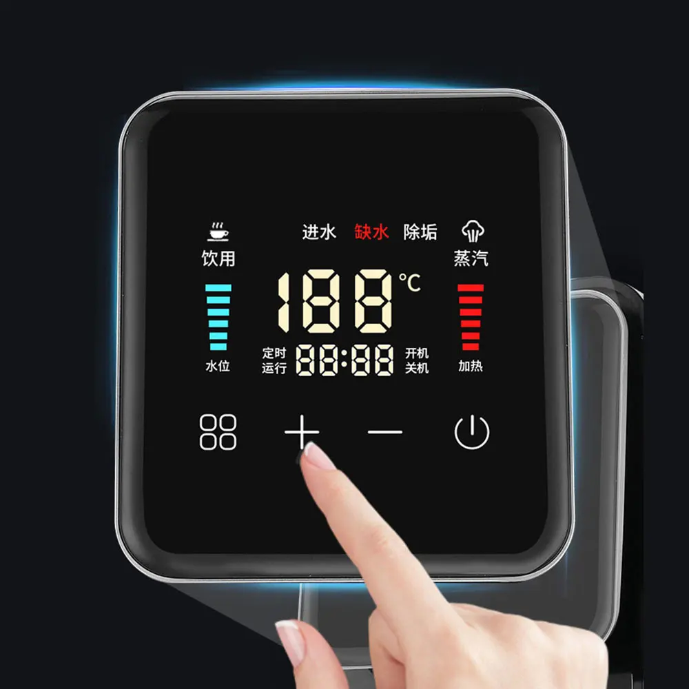 Коммерческий полностью автоматический вспениватель молока 12 л водяной паровой