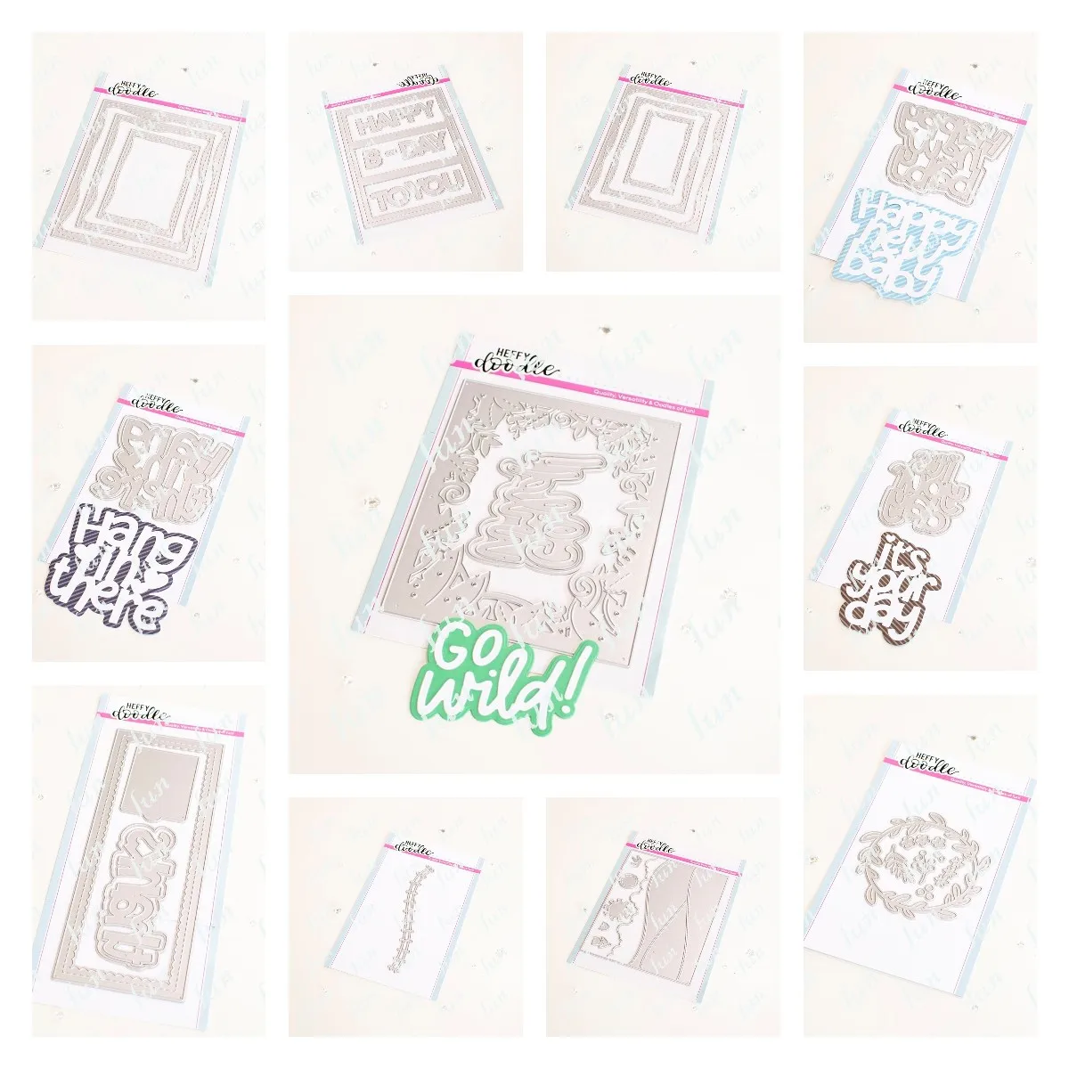

Leafy Rectangles Scalloped Fence Border A2 Frame Metal Cutting Dies for Scrapbooking Embossing DIY Birthday Paper Card Gift Mold