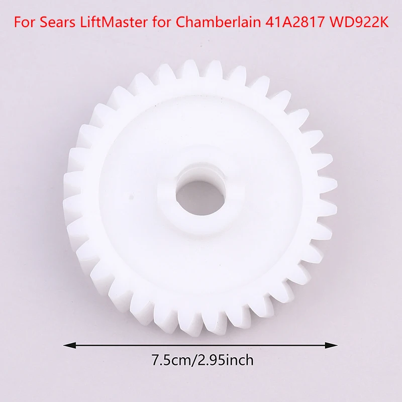 

32 Teethes Garage Door Opener Drive Gear Sears Compatible White ABS Part For Sears LiftMaster for Chamberlain 41A2817 WD922K