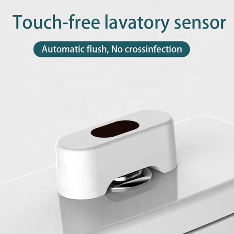 

IR Sensing Toilet Flush Sensor Touchless Toilet Flush Aid Toilet Motion Sensor Automatic Flush Button On-Touch Flush Switch