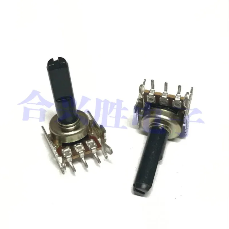 1 шт. 121-поворотный потенциометр одинарный B10K со средней точкой усилитель