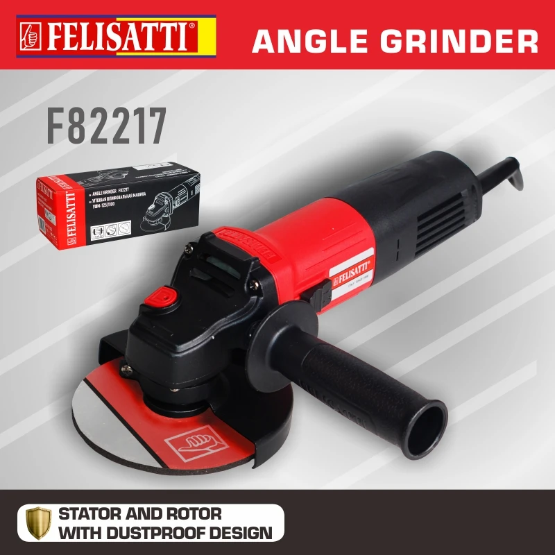 Felisatti F82217 Electric Brushless Angle Grinder lithuim Battery Cordless Angle Grinder