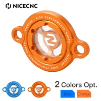 nicecnc motocross engine oil filter cap cover for ktm exc xcw xcf excf sxf xcfw 250 530 350 400 for gasgas mc ex ex 250f orange