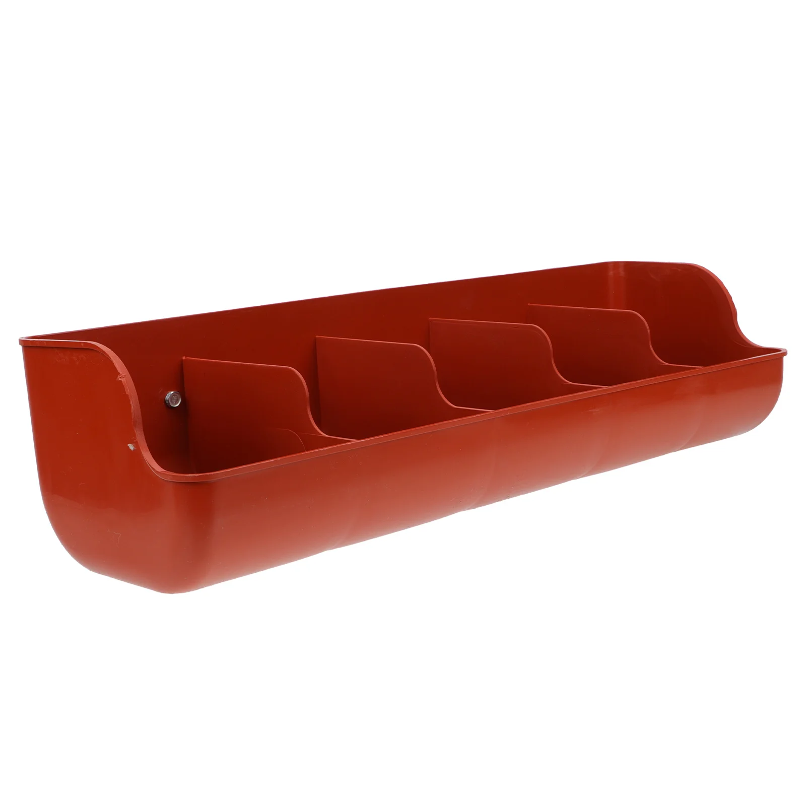 

Thickened Manger Plastic 5-compartment Feeder Feeding Groove