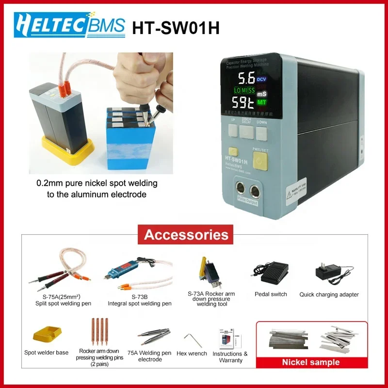 Heltec Аппарат для точечной сварки 801H Высокомощный импульсный сварочный аппарат