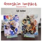 Аниме-фигурка Genshin Impact Arataki МОТД албедо тартаглия казуха фотопластина настольное украшение стоячий знак подарки друзьям