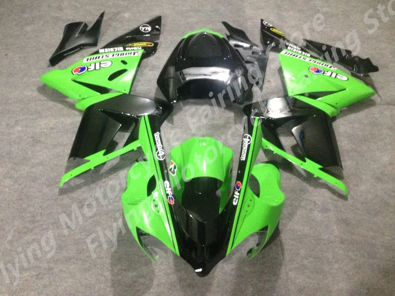 Обтекатели ABS для KAWASAKI NINJA ZX10R 04-05 ZX 10R 04 05 ZX-10R 10 R 2004 2005 ниндзя