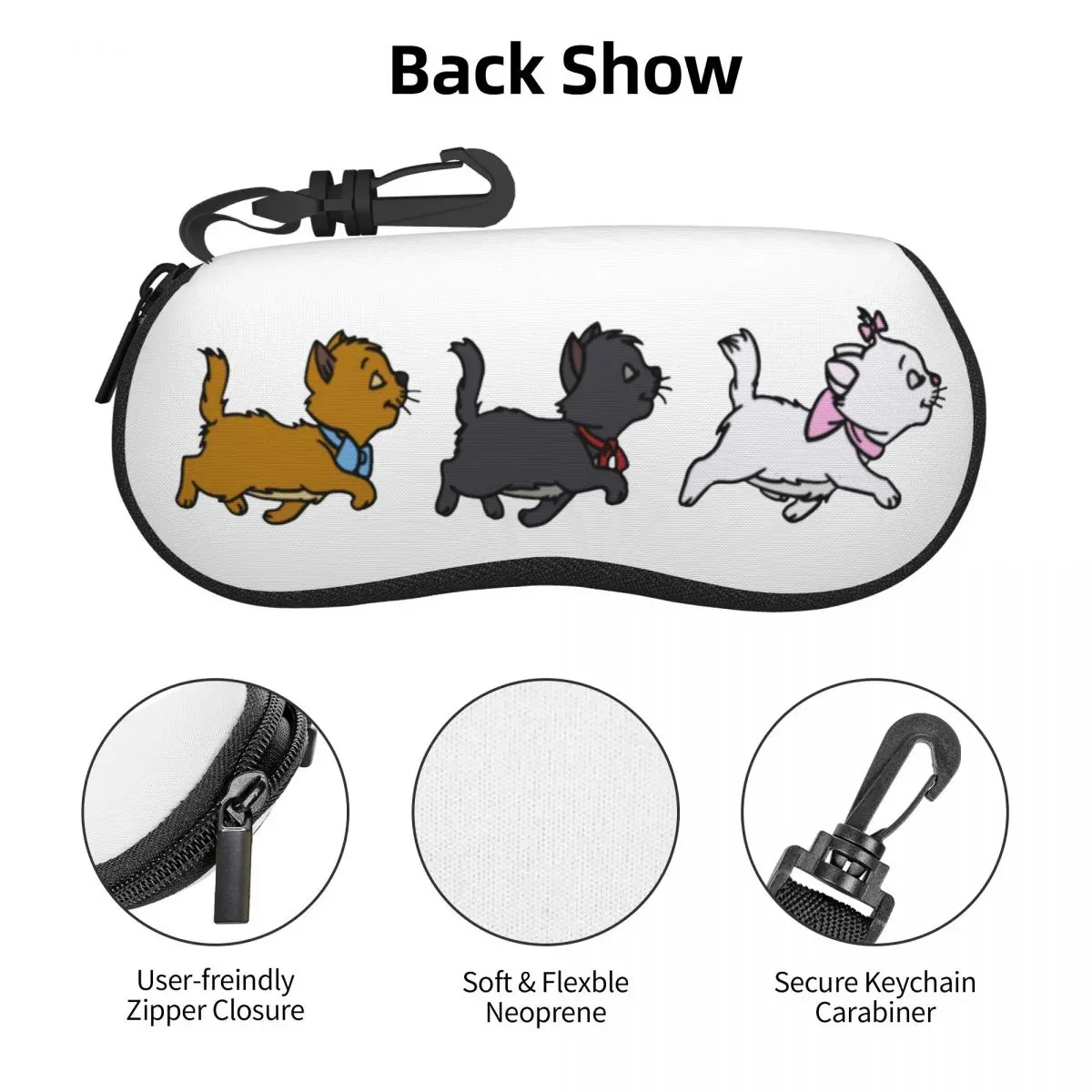 Чехол для очков Aristocats Marie Cats Kittens коробка с принтом хранения солнцезащитных