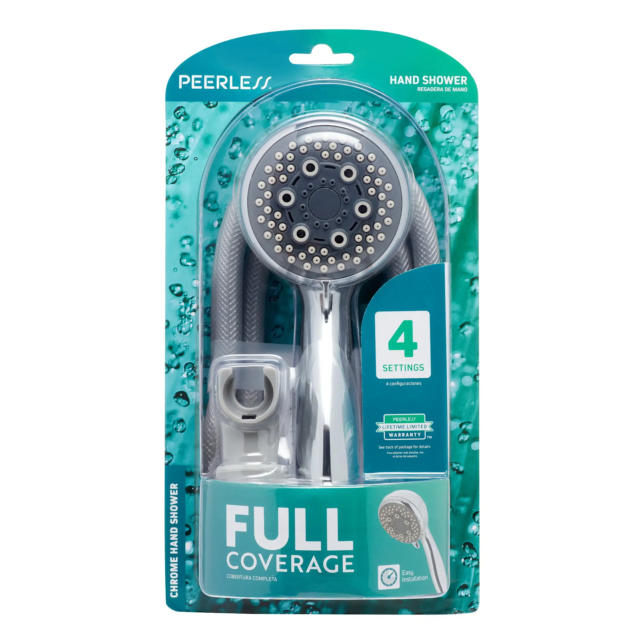 

4-Spray Hand Shower with Touch-Clean in Chrome