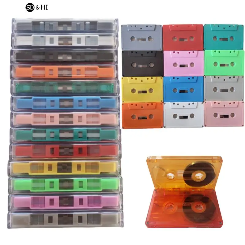 Innovative New Standard Cassette Color Blank Tape Player With 45/90 Minutes Magnetic Audio Tape For Speech Music Recording