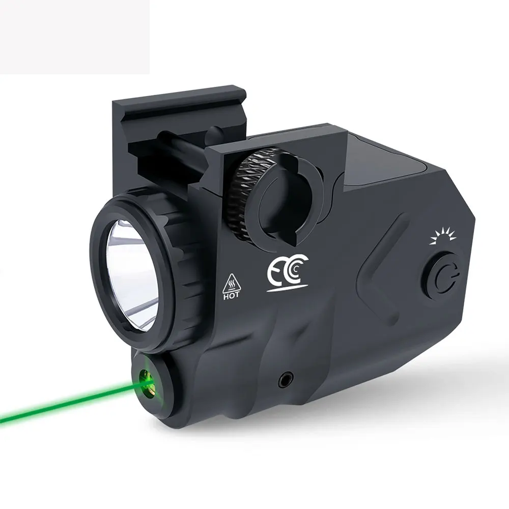 

Aluminum Red Green Mira Laser Para Pistola Defensa Personal Tactical Gun Flashlight for Glock 17 19 airsoft pistol guns