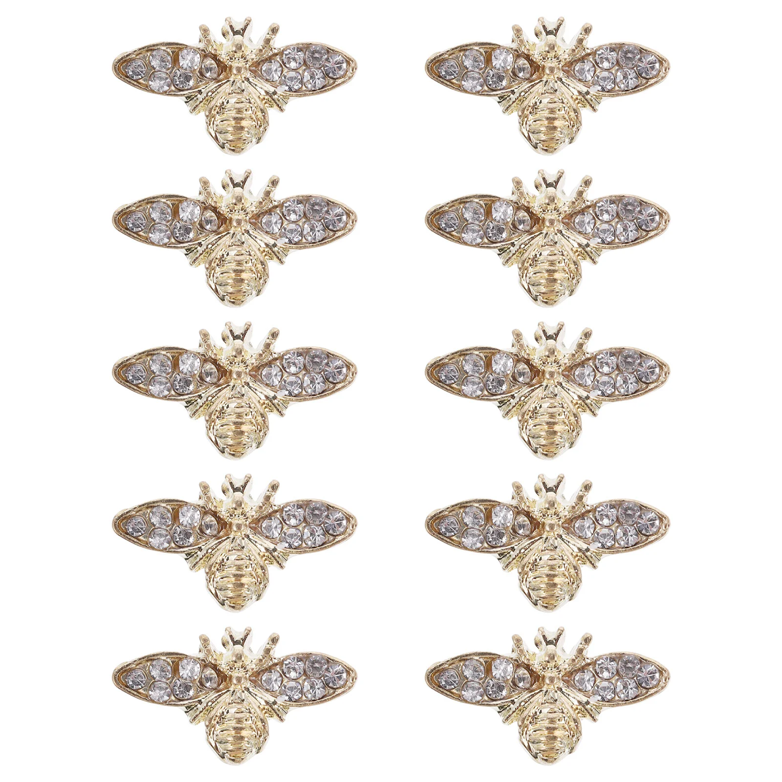 

10 Pcs Nail Accessories Alloy Decor Charms Ornaments Diamonds Rhinestones Crystal DIY Manicure 3D Bride Jewels Nails