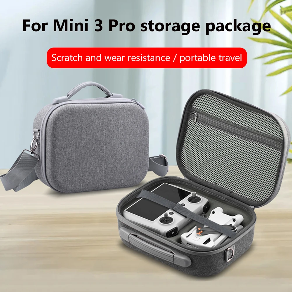 

Shoulder Handbags for DJI Mini 3 Pro Remote Controller Battery Drone Body Accessories Portable Carrying Bags Storage Case Grey