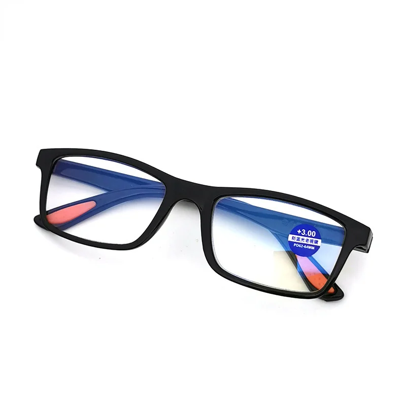 

Reading Glasses Bifocal Anti Blue Reading Glasses Portable Rimless Multifocal Presbyopic Glasses Magnification Diamond Cutting