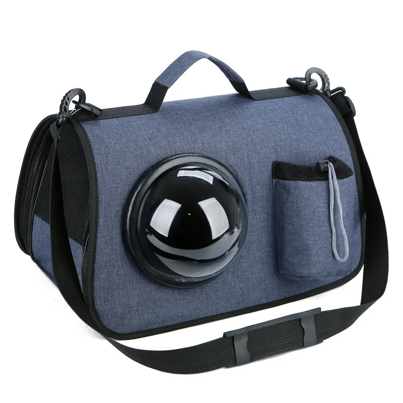 

Portable Cat Bag Outdoor Portable Messenger Cat Bag Three-dimensional Comfortable Breathable Side Door Pet Bag